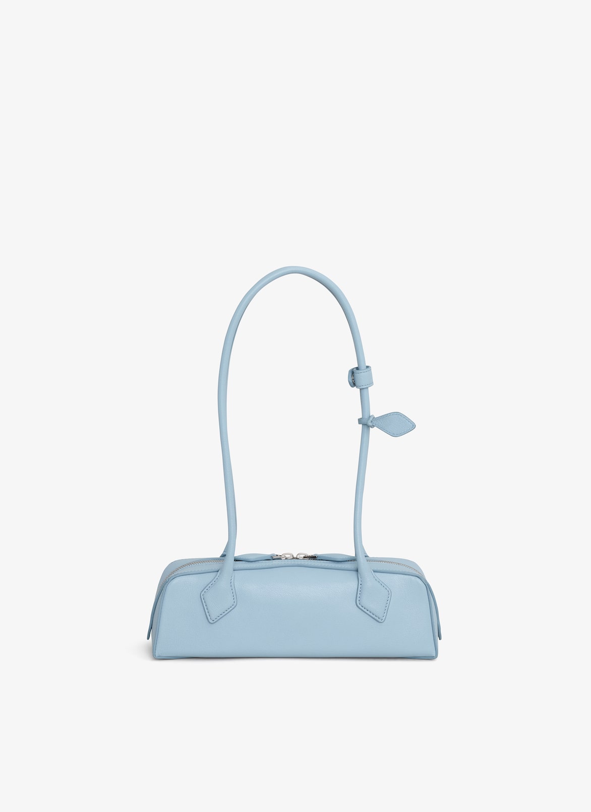 LE TECKEL SMALL BAG IN LEATHER ALAÏA BLUE LE TECKEL SMALL BAG IN LEATHER